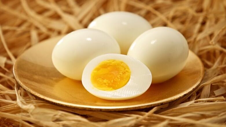 karabuğday diyeti için haşlanmış yumurta