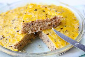 Kolesistektomi geçirmiş olanlar için buharda pişmiş etli omlet diyete dahil edilebilir. 
