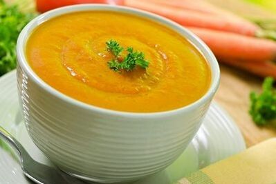 Gastrit için sebze püresi çorbası